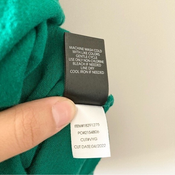 Torrid Green Button Up Long Sleeve Dress Size 2X - Picture 7 of 7
